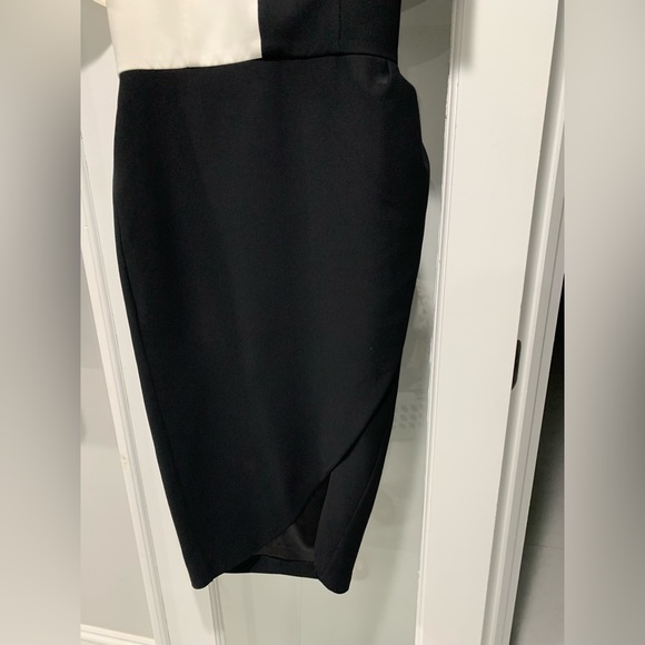 Black and white midi dress - Picture 4 of 4